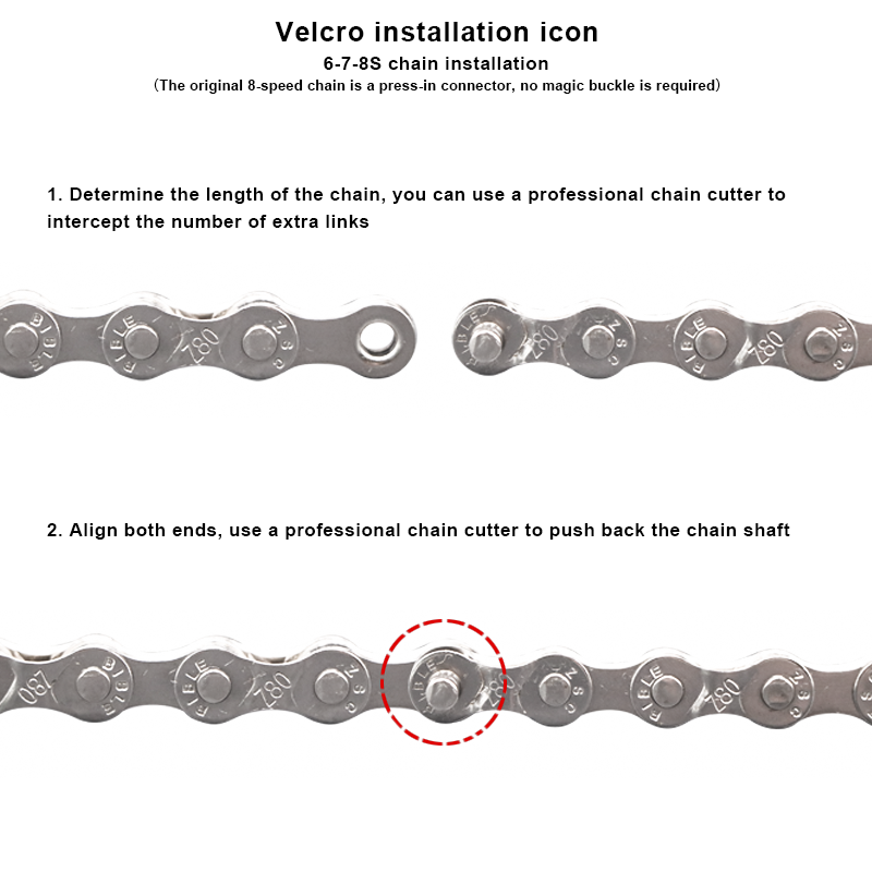 Bike Chain Wear Checker Tool Kit, Speed Repair Set with Chain Link Plier & Magic Buckle Breaker