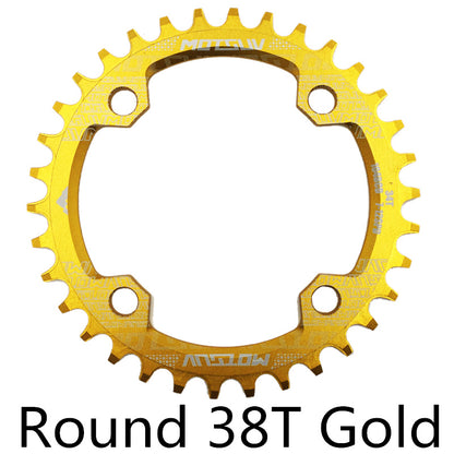 MTB Chainring, Round Narrow Wide Chainwheel, Single Crankset Plate for Mountain Bicycle Upgrade