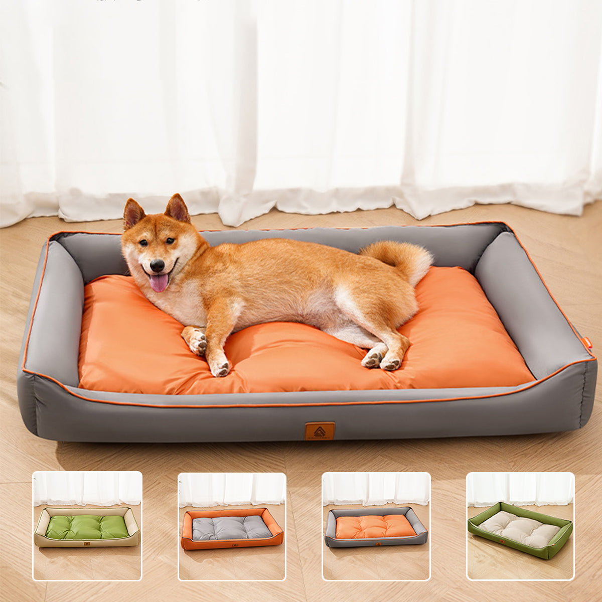 Soft Sleeping Pet Mat Waterproof Dog Bed For Big Dogs  Cats Summer Cooling Breathable Design With N 1