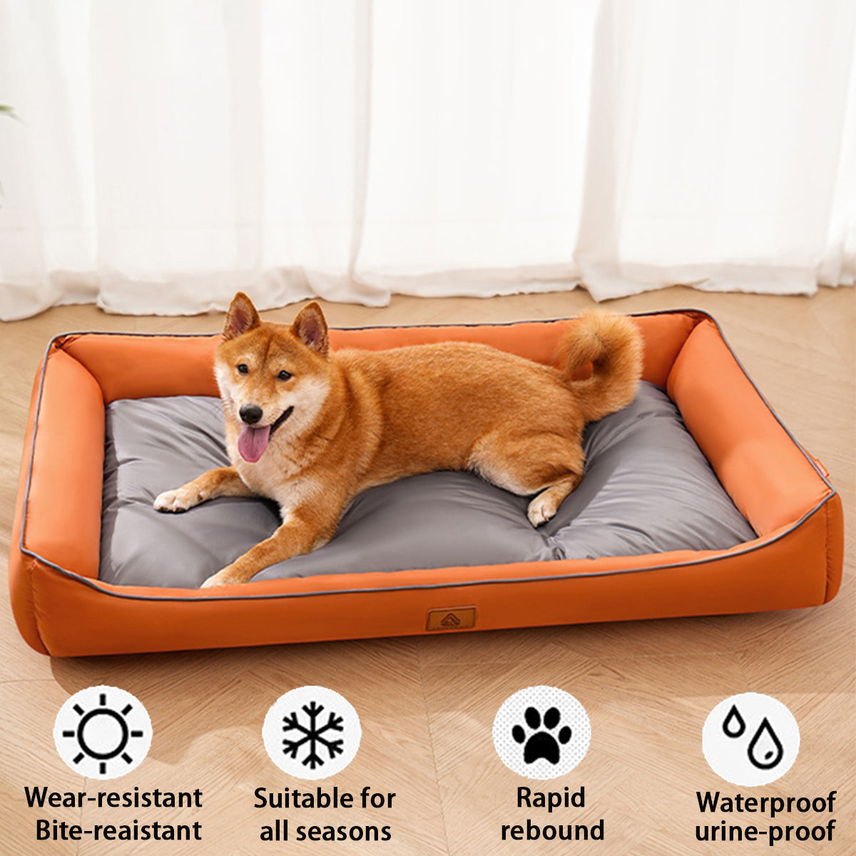 Soft Sleeping Pet Mat Waterproof Dog Bed For Big Dogs  Cats Summer Cooling Breathable Design With N 2