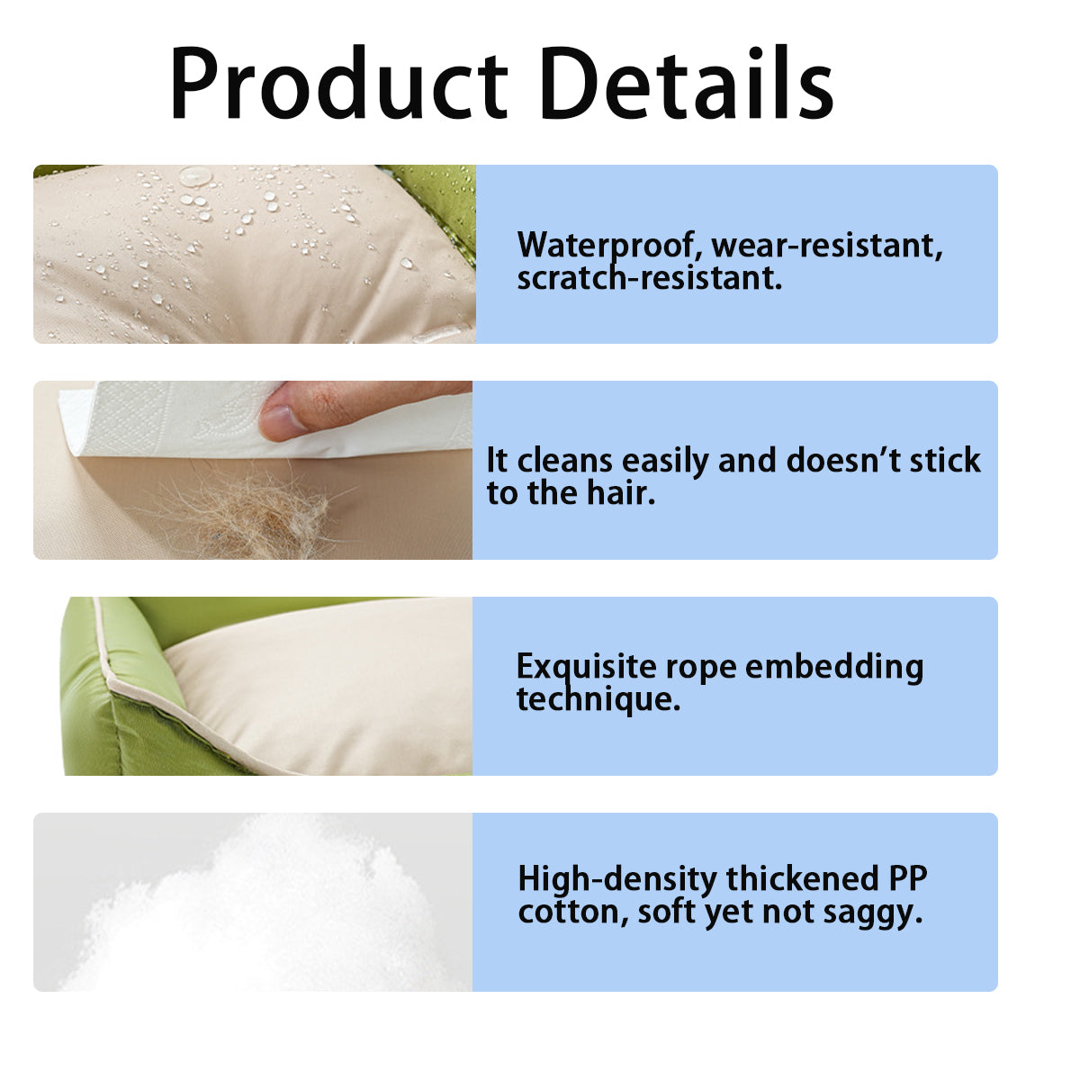 Soft Sleeping Pet Mat Waterproof Dog Bed For Big Dogs  Cats Summer Cooling Breathable Design With N 3