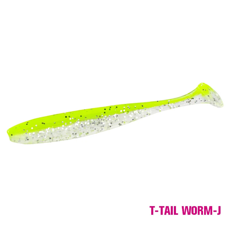 T Tail Worm Baits Easy Shiner Artificial Fishing Lures OdorEnhanced Bass Wobblers Swimbaits For Fre 5