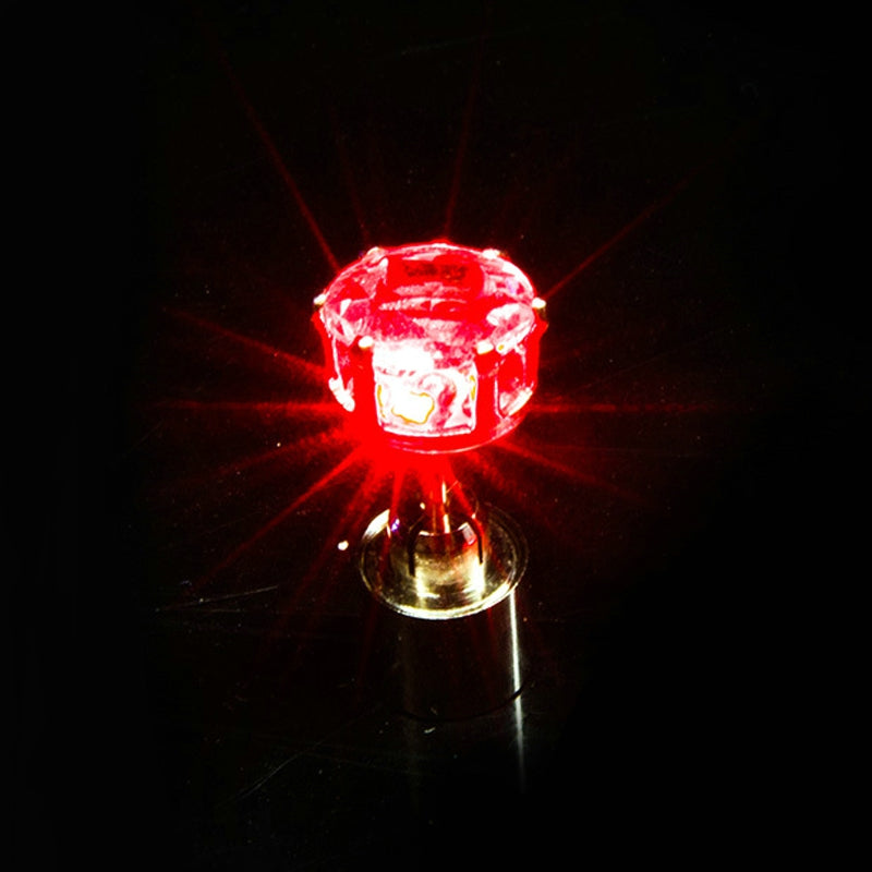 1 Pc Fashion Led Earring Glowing Crystal Stainless Ear Drop Light Up Ear Stud Party Luminous Neon M 6