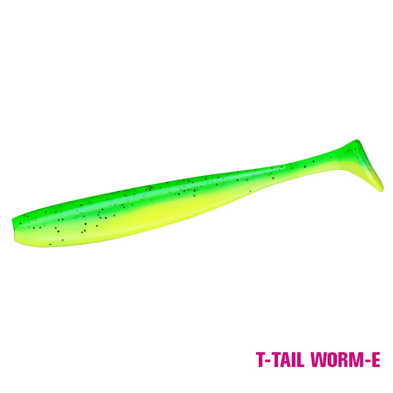 T Tail Worm Baits Easy Shiner Artificial Fishing Lures OdorEnhanced Bass Wobblers Swimbaits For Fre 10