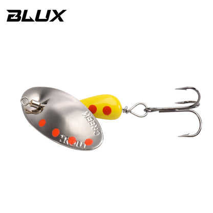 Metal Rotating Blade Spinner, Copper Brass Hard Spoon Lure for Trout & Freshwater Creek Fishing
