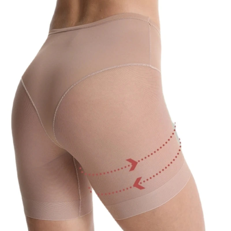 Women Under Skirt Anti Chafing Thigh Safety Shorts, Seamless Shapewear Panties for Tummy Control & Butt Lifting