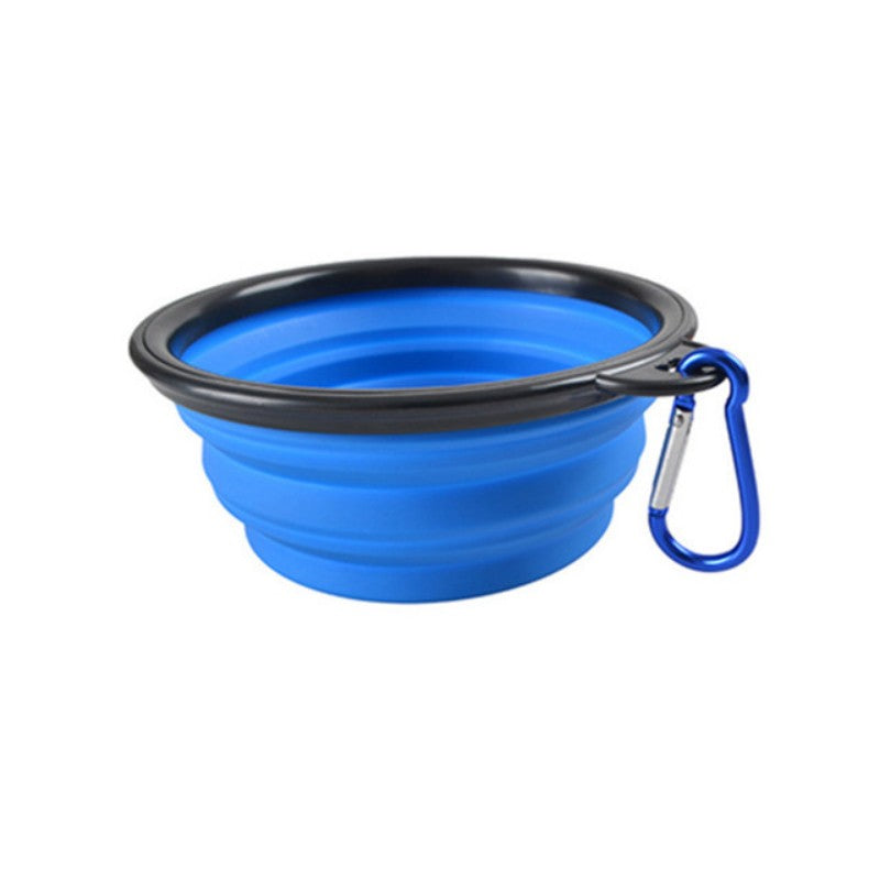 Portable Pet Food Bowl Durable TPR Bowl for Cats & Dogs | Collapsible Silicone Travel Bowl for Outdoor Water & Food