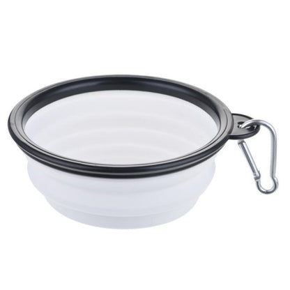 Portable Pet Food Bowl Durable TPR Bowl for Cats & Dogs | Collapsible Silicone Travel Bowl for Outdoor Water & Food