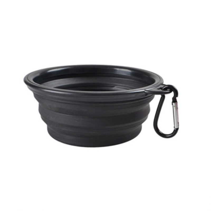 Portable Pet Food Bowl Durable TPR Bowl for Cats & Dogs | Collapsible Silicone Travel Bowl for Outdoor Water & Food