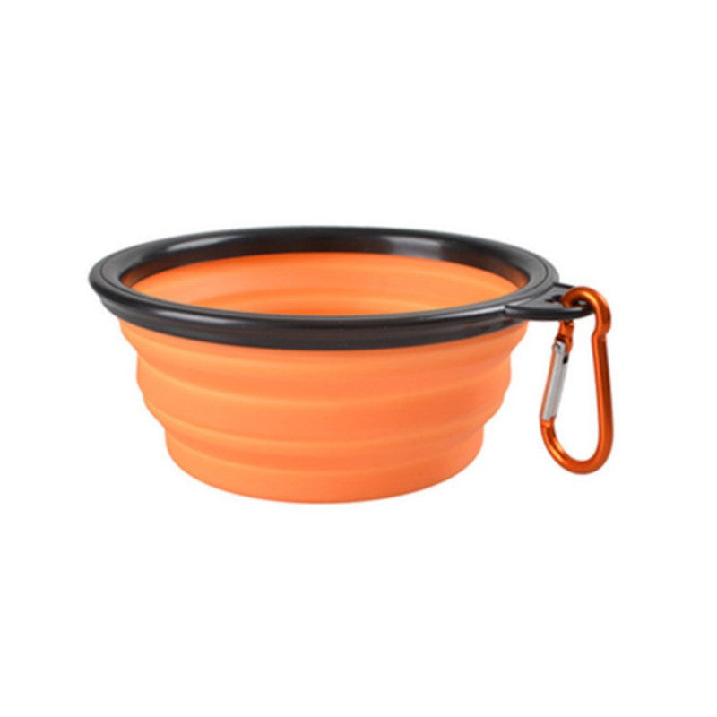 Portable Pet Food Bowl Durable TPR Bowl for Cats & Dogs | Collapsible Silicone Travel Bowl for Outdoor Water & Food