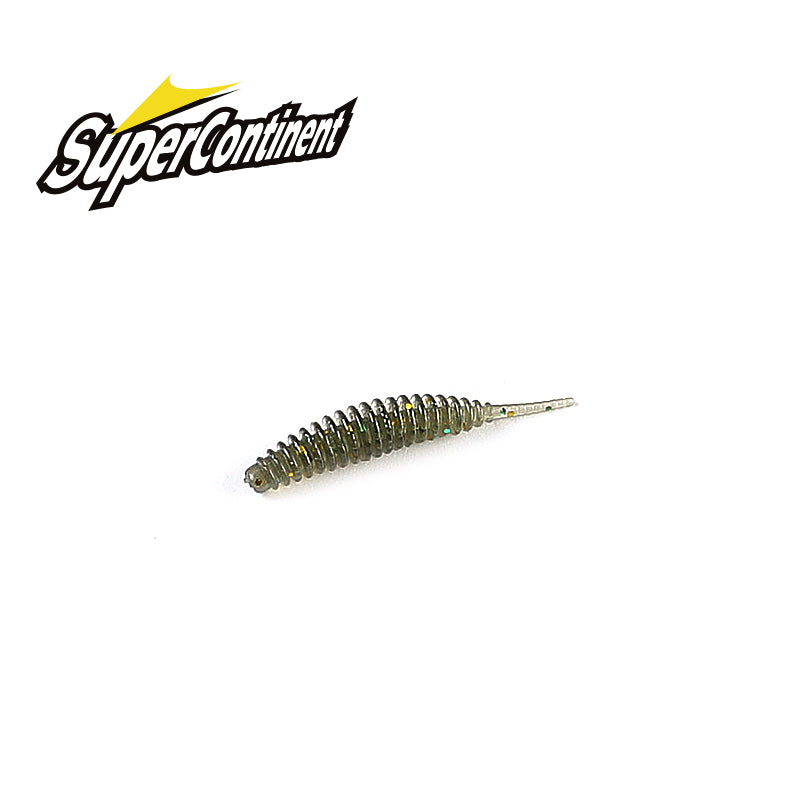 Supercontinent Soft Worm Bait Tanta Fishing Lures Artificial for Carp Bass Trout Fishing Pesca Soft Plastic Grub Kit