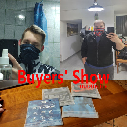 Tactical Outdoor Sport Bandana Tube Scarf Military Face Cover Neck Gaiter Half Mask  Headband For F 4