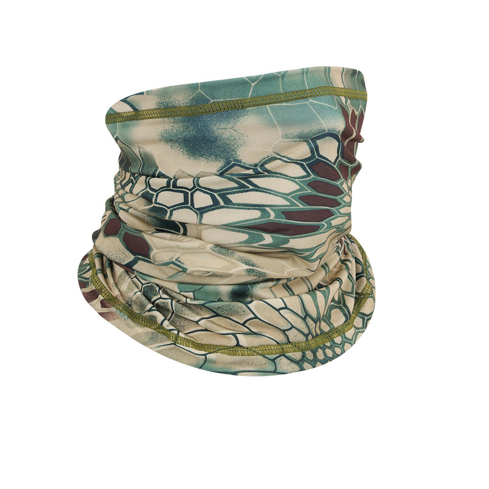 Tactical Outdoor Sport Bandana Tube Scarf Military Face Cover Neck Gaiter Half Mask  Headband For F 6