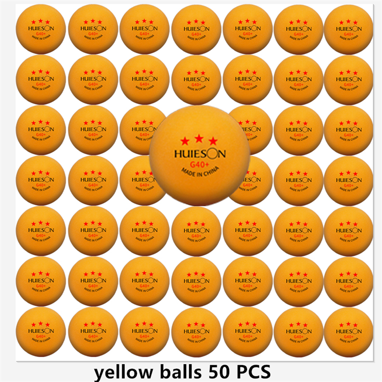 New Huieson 3 Star ABS Table Tennis Balls ITTFGrade Ping Pong Balls For School Club  Tournament Use 8