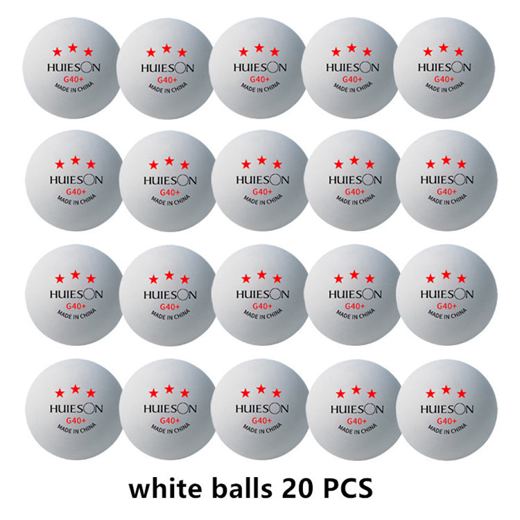 New Huieson 3 Star ABS Table Tennis Balls ITTFGrade Ping Pong Balls For School Club  Tournament Use 7