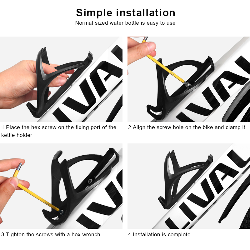 MTB Mountain Bike Water Bottle Cage Lightweight Ultralight Plastic Holder For Road Cycling Bottle S 3