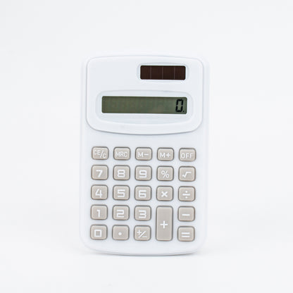 Small Solar Calculator Portable Cute 8 Digits LCD Electronic Calculator For Home Office  School Tea 6