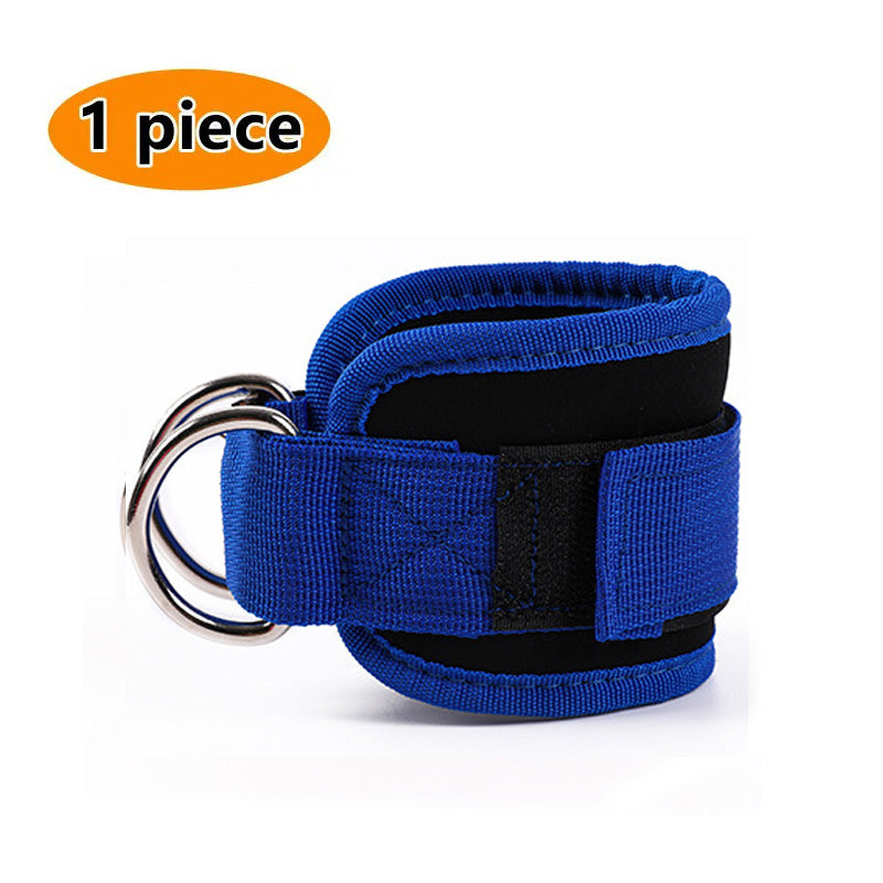 Premium Cable Ankle Straps Double D Ring Cuffs, Gym Workout Support for Glutes, Legs Strength Training & Sport Safety