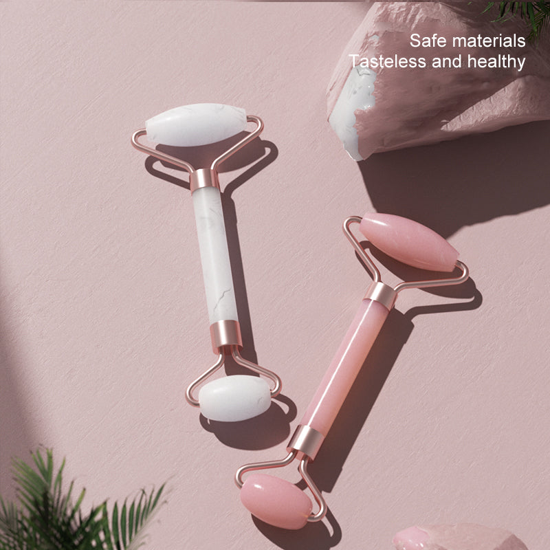 Dual-Ended Resin Facial Massage Roller for Face, Neck & Eyes – Gua Sha Scraping Board for Skincare, Wrinkle Reduction &