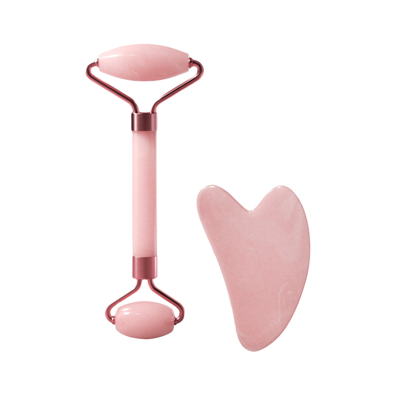 Dual-Ended Resin Facial Massage Roller for Face, Neck & Eyes – Gua Sha Scraping Board for Skincare, Wrinkle Reduction &