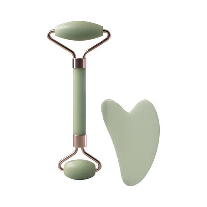 Dual-Ended Resin Facial Massage Roller for Face, Neck & Eyes – Gua Sha Scraping Board for Skincare, Wrinkle Reduction &