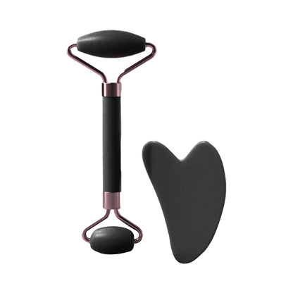Dual-Ended Resin Facial Massage Roller for Face, Neck & Eyes – Gua Sha Scraping Board for Skincare, Wrinkle Reduction &