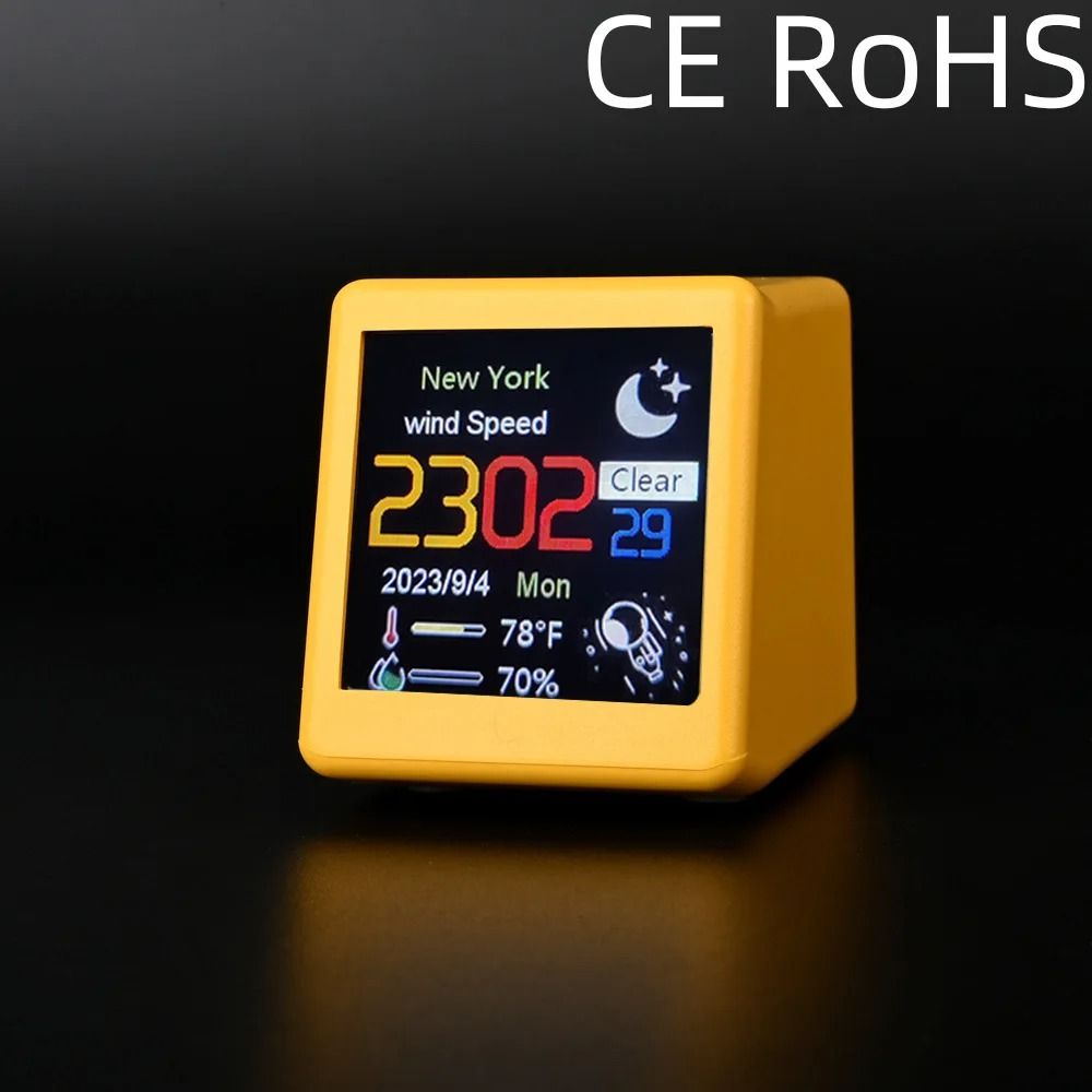 Smart WiFi Weather Station With Alarm Clock And Humidity Display 1