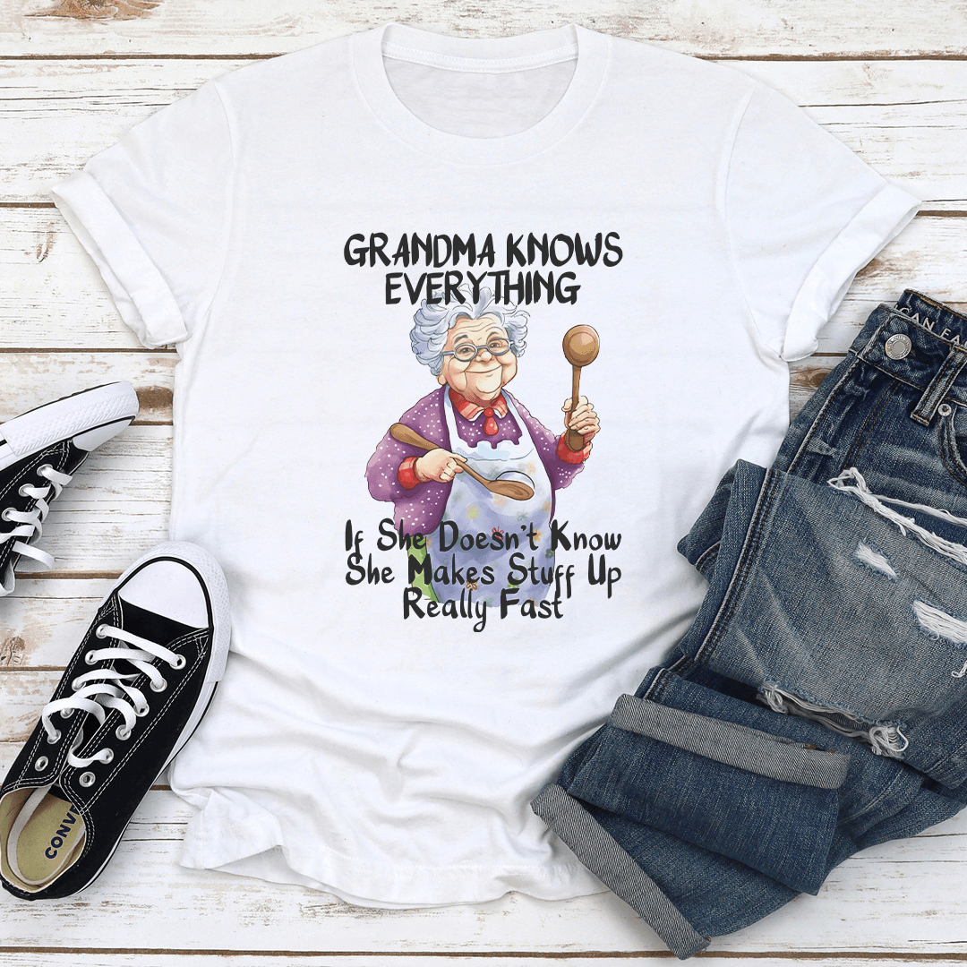 Grandma Knows Everything Tee 3