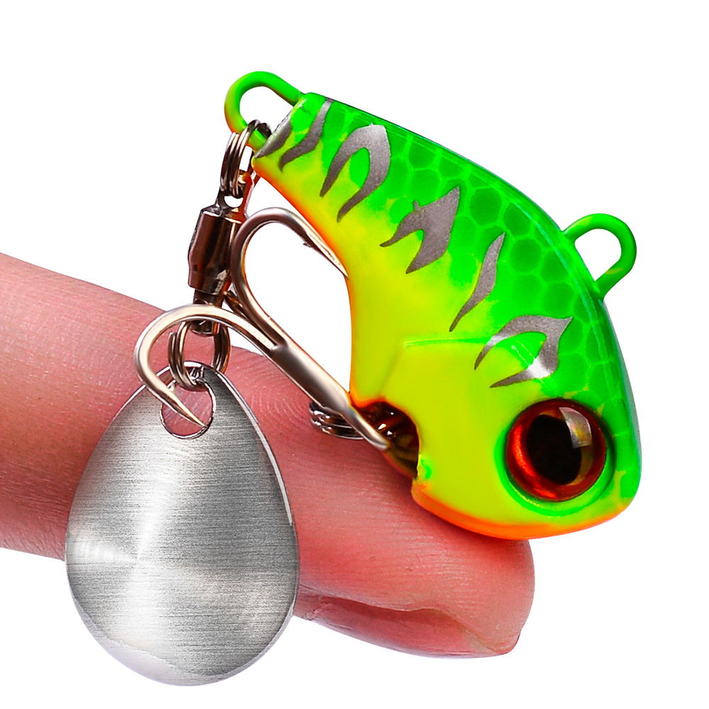 Fishing Lures Wobble Rotating Metal Vib Vibration Bait Hard Artificial Spinner Spoon Lure Pesca For 2