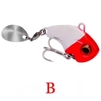 Fishing Lures Wobble Rotating Metal Vib Vibration Bait Hard Artificial Spinner Spoon Lure Pesca For 7
