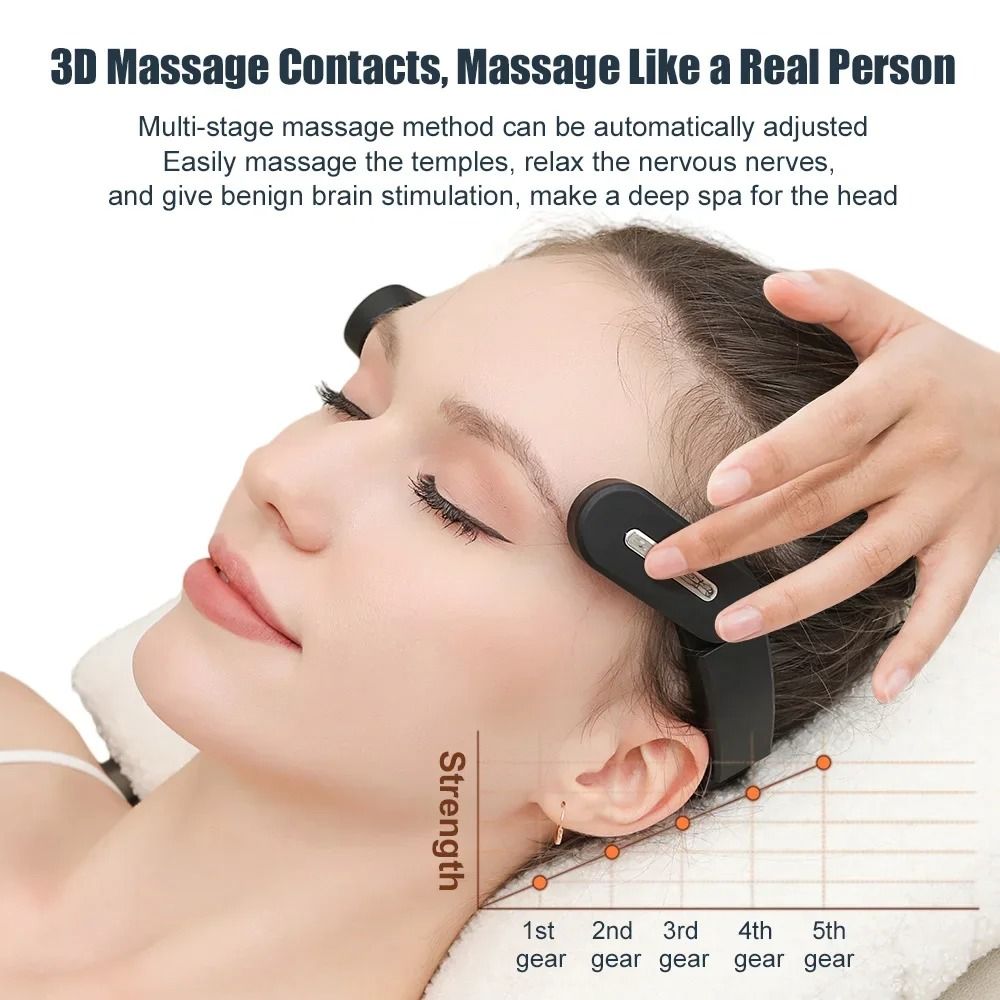 Electric EMS Head Massager With Heat And Vibration Therapy 5