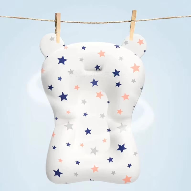 Baby Bath Support Pad,Adjustable Floating Seat for Newborns,Infant Safety Bath Net with Non Slip Design,Spine Support