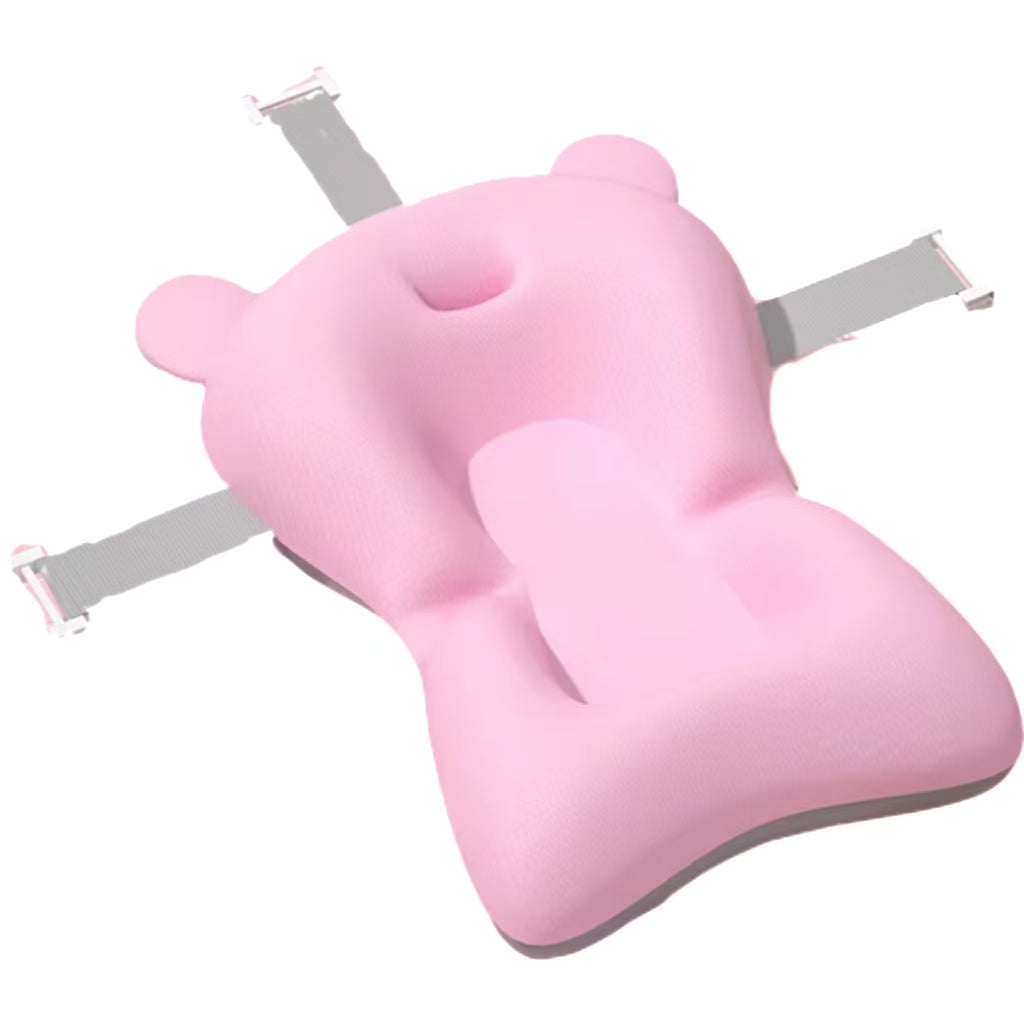 Baby Bath Support Pad,Adjustable Floating Seat for Newborns,Infant Safety Bath Net with Non Slip Design,Spine Support