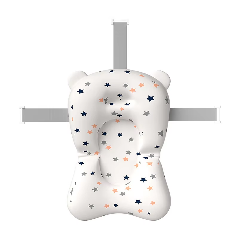 Baby Bath Support Pad,Adjustable Floating Seat for Newborns,Infant Safety Bath Net with Non Slip Design,Spine Support