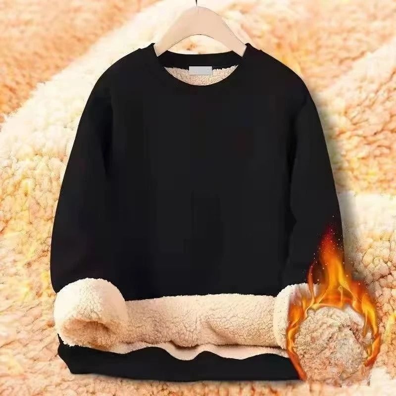 Winter Fleece Lined Mens Thermal Sweatshirt 1