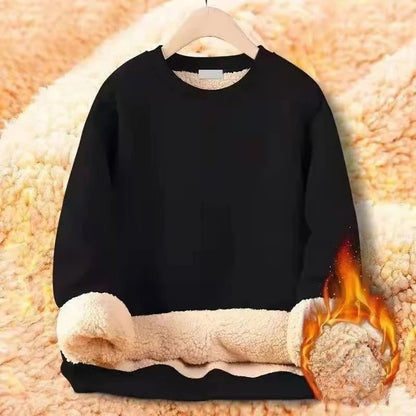 Winter Fleece Lined Mens Thermal Sweatshirt 1