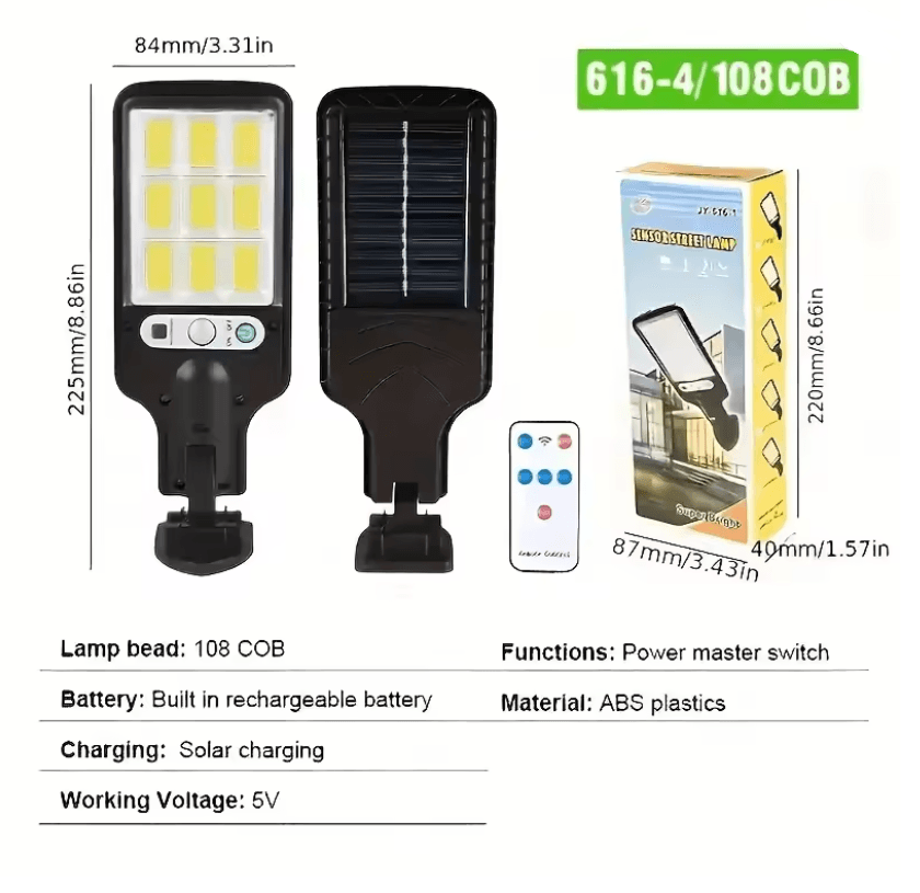 SolarSense 4 Pack Waterproof LED Outdoor Motion Sensor Light 1