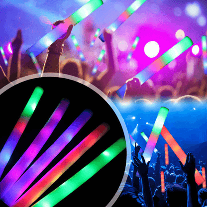 GlowVibe LED Foam Party Sticks 2