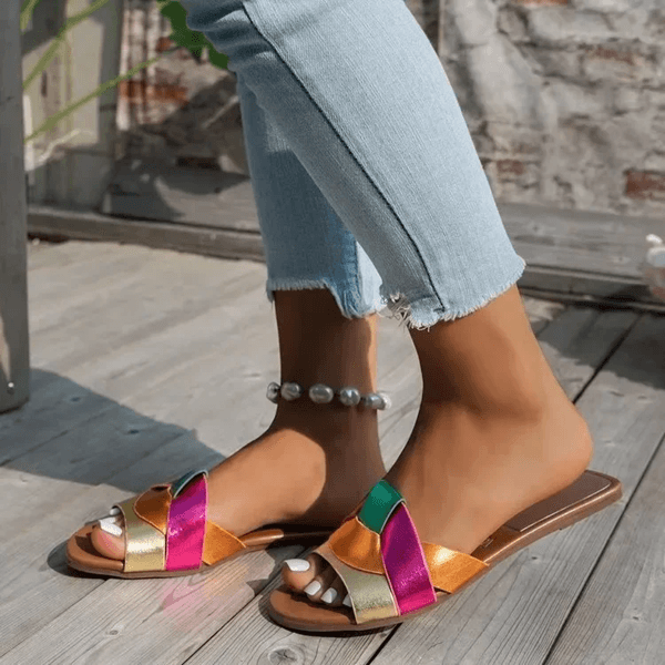 SummerLuxe Solid Color Womens Fashion Slippers 3