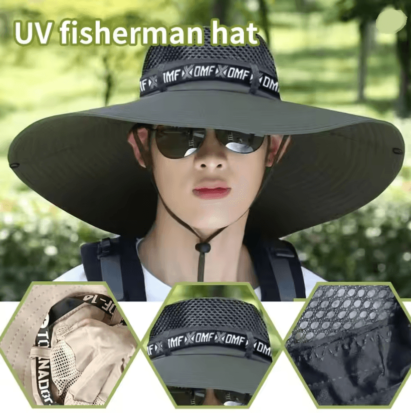 BreezeGuard Breathable UV Fishing Hat