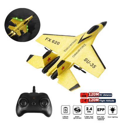 SkyGlide RC SU 35 Foam Fighter Plane