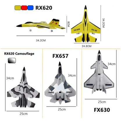 SkyGlide RC SU 35 Foam Fighter Plane 1