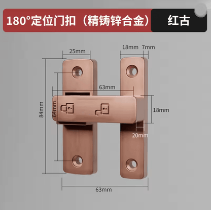 LockEase Surface Mounted Deadbolt Latch 5