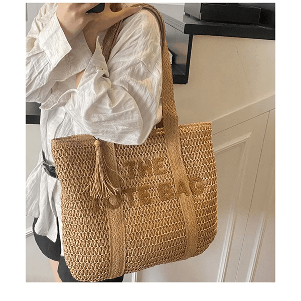 Marseille Woven Straw Tote 2