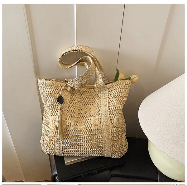 Marseille Woven Straw Tote 5