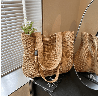 Marseille Woven Straw Tote 6