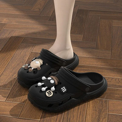 Cartoon Charms Clogs Eva Soft Summer House Slippers 7