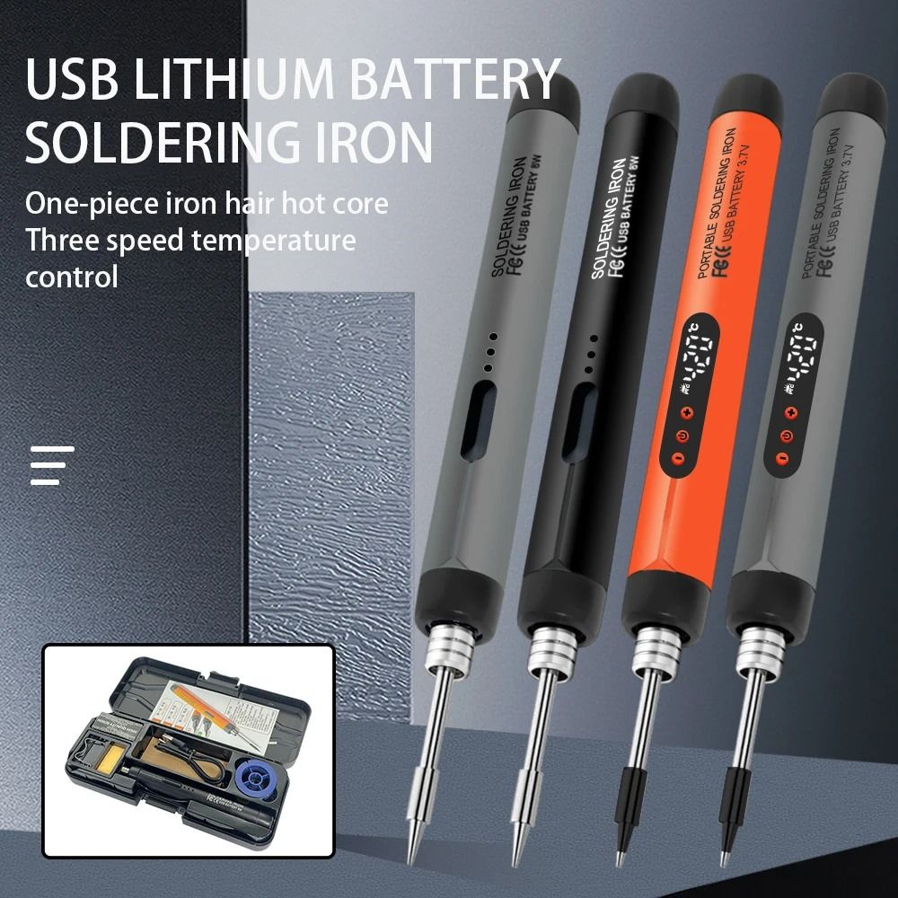 Portable Wireless USB Soldering Iron Kit USB Powered Soldering Tool