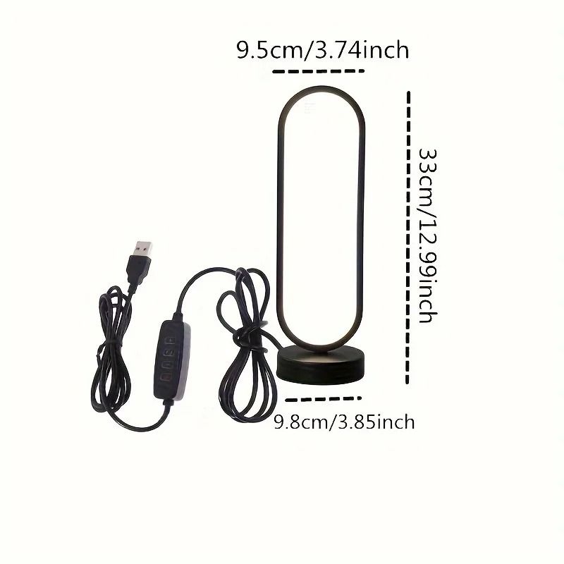 Ring Style LED Night Light With ThreeColor Dimming 5