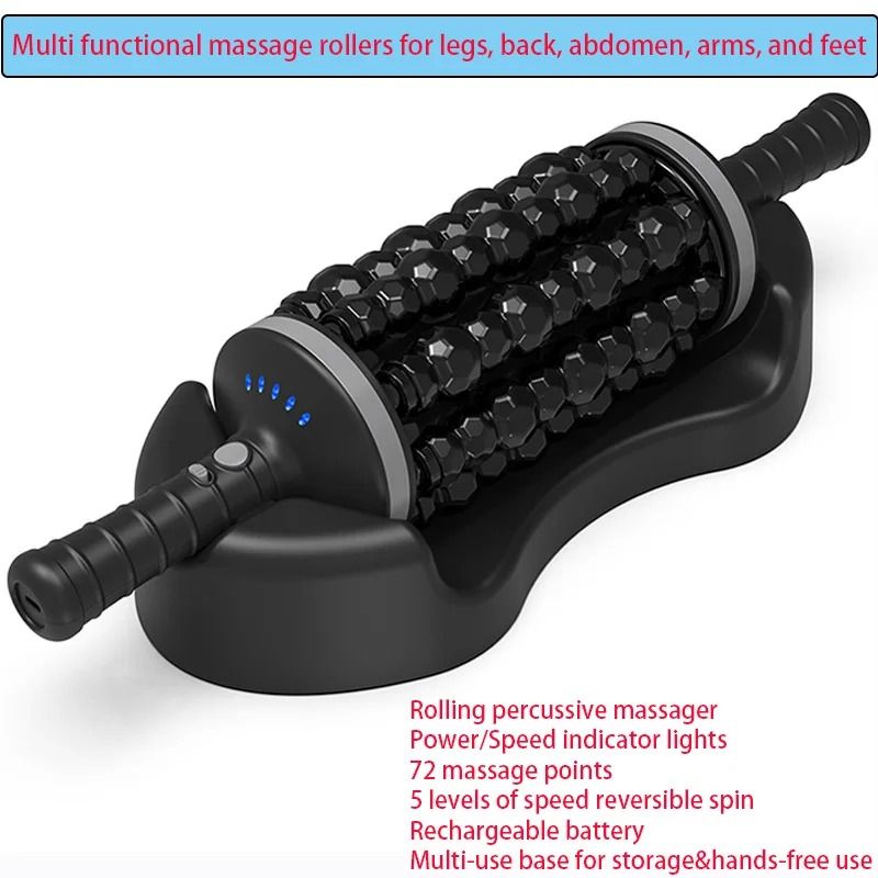 Cordless Roller Body Massager for Muscle Relaxation